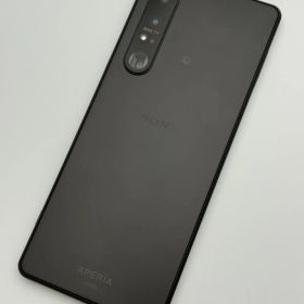 【中古B】Xperia 1 III SOG03 256GB フロストブラック SIMフリー 白ロム