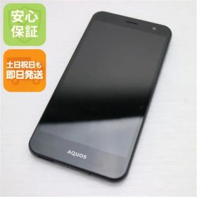 美品 au SHV35 AQUOS U ブラック 即日発送 スマホ AU SHARP 本体 白ロム 土日祝発送OK 09000