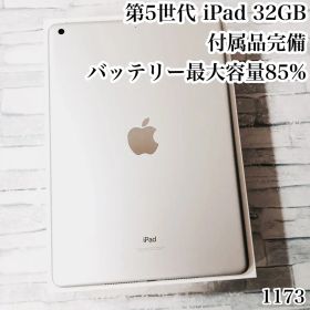 Apple 第5世代 iPad 付属品完備 32GB 管理番号：1173
