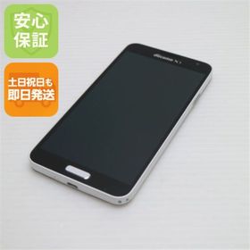 ギャラクシー(Galaxy)の新品同様 SC-02F GALAXY J サテンホワイト 白ロム M111(スマートフォン本体)
