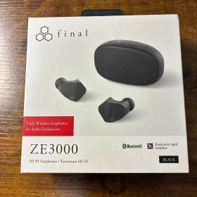 final ZE3000 ブラック ワイヤレスイヤホン