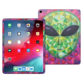 MightySkins Apple iPad Pro 11インチ (2018) 用ビニールスキン「Geometric Alien」保護デカールラップ