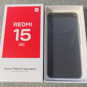 「新品未使用」 REDMI 15 5G G128 リップルグリーン SIMフリー