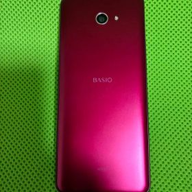 BASIO4 KYV47 ワインレッド スマートフォン