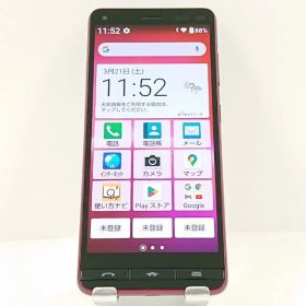 BASIO4 KYV47-u UQ ワインレッド 送料無料 本体 c18276