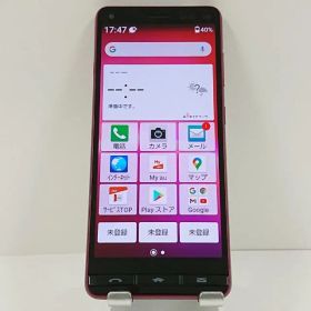 BASIO4 KYV47 au ワインレッド 送料無料 本体 c18708