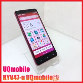 【SIMフリー・4Gスマホ】UQmobile KYV47-u UQmobile版