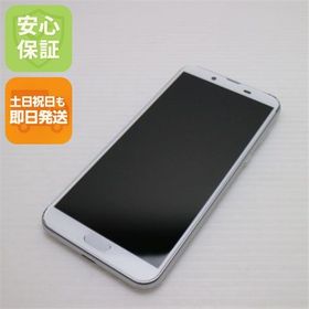 安心保証 美品 SH-M08 AQUOS sense2 ホワイトシルバー 本体 白ロム