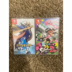 ニンテンドースイッチ(Nintendo Switch)のスイッチ ポケットモンスター ソード スプラトゥーン2 セット switch(家庭用ゲームソフト)