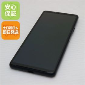 ソニー(SONY)の新品同様 SIMフリー Xperia 10 III Lite ブラック M333(スマートフォン本体)