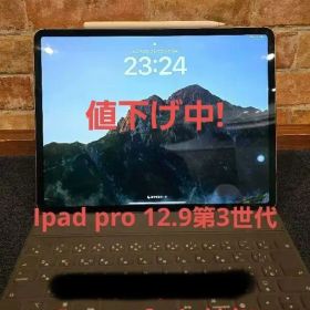 iPad pro12.9 第3世代 smartfoioセット batt94%!