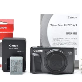 ■ 美品 ■ キヤノン Canon PowerShot SX720 HS ブラック 《動作確認済・付属品付》 コンパクト デジタル カメラ #A1138