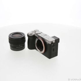 〔中古〕SONY(ソニー) α7C II ズームレンズキット シルバー ILCE-7CM2L S〔198-ud〕