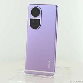 OPPO Reno10 Pro 5G 256GB グロッシーパープル CPH2541PL SIMフリー ［6.7インチ有機EL／Snapdragon 778G 5G／RAM:8GB／ナノSIM&eSI