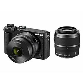Nikon ミラーレス一眼 Nikon1 J5 ダブルズームキット ブラック J5WZBK(ミラーレス一眼)