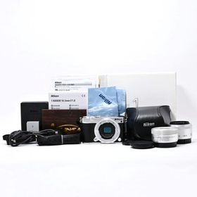 ＜美品＞ Nikon ミラーレス一眼 Nikon1 J5 ダブルレンズキット(ミラーレス一眼)