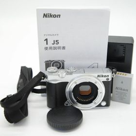 ニコン(Nikon)の■美品■Nikon1 J5 ボディ シルバー J5SL(ミラーレス一眼)