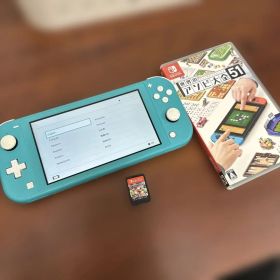 ★すぐ遊べる人気ソフト2本付★任天堂スイッチライト本体マリオカートアソビ大全