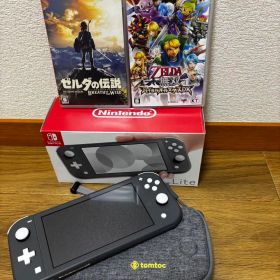 Nintendo Switch Lite 箱・ケース・ゼルダゲーム2本付き