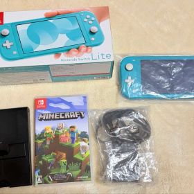 美品 Nintendo Switch ターコイズ色 minecraft付き
