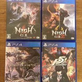 PS4 ソフト まとめ売り 仁王 仁王2 モンハンワールド ペルソナ5