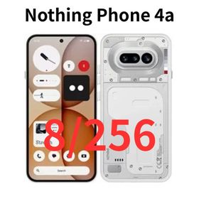 ナッシング(NOTHING)の【新品】Nothing Phone 4a｜8/256 ホワイト【SIMフリー】(スマートフォン本体)
