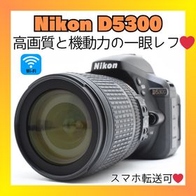 ニコン(Nikon)の❤️初心者から中級者まで❤️Nikon D5300❤️Wi-Fi機能付き❤️(デジタル一眼)