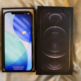 【美品】初期化済み iPhone 12 ProMax 128GB グラファイト