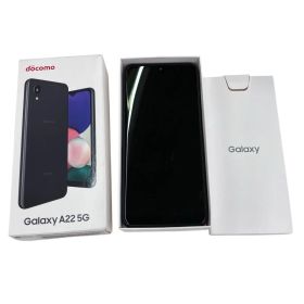 186000 動作確認済み Galaxy A22 5G 64GB バッテリー80％以上 SC-56B ブラック スマートフォン Android ドコモ 箱付き