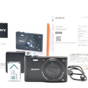 ■ 美品 ■ ソニー SONY Cyber-shot DSC-WX350 ブラック 《動作確認済・付属品多数》 コンパクト デジタル カメラ #A1120
