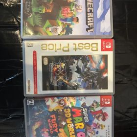 Switchソフト3本セット マリオ3Dワールド マイクラ モンハンXX