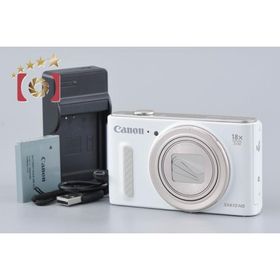 【中古】Canon キヤノン PowerShot SX610 HS ホワイト コンパクトデジタルカメラ