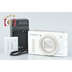 【中古】Canon キヤノン PowerShot SX610 HS ホワイト コンパクトデジタルカメラ