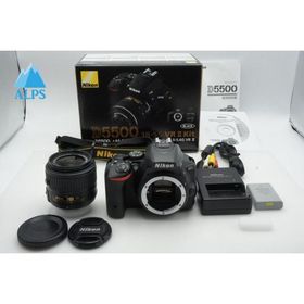 良品 Nikon ニコン D5500 + AF-S DX 18-55mm VR II レンズキット デジタル一眼レフカメラ 元箱付 260319bg【アルプスカメラ】