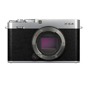 【中古】富士フイルム(FUJIFILM) ミラーレスデジタルカメラ X-E4 ボディ シルバー F X-E4-S(ミラーレス一眼)