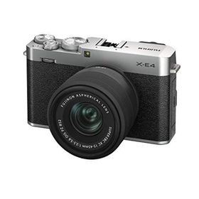 【中古】富士フイルム(FUJIFILM) ミラーレスデジタルカメラ FUJIFILM X-E4 レンズキット シルバー (XC15-45) F X-E4LK-1545-S(ミラーレス一眼)