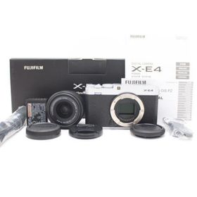 フジフイルム(富士フイルム)の FUJIFILM X-E4 XC15-45mm レンズキット シルバー(ミラーレス一眼)