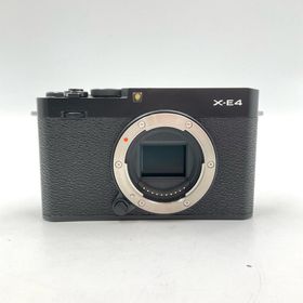 フジフイルム(富士フイルム)の【全額返金保証】【最速発送】FUJIFILM デジタル一眼 X-E4 ボディ ブラック 美品 動作確認済(ミラーレス一眼)