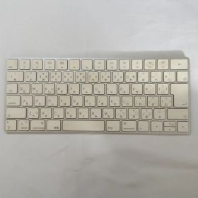 【230875】Apple アップル マジックキーボード ワイヤレスキーボード 充電式 ライトニング 動作確認済み MLA22J/A シルバー