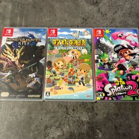 モンスターハンターライズ、牧場物語、スプラトゥーン２