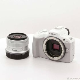 〔中古〕Canon(キヤノン) EOS R50 RF-S18-45 IS STM レンズキット ホワイト〔198-ud〕
