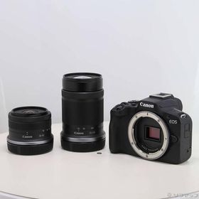 〔中古〕Canon(キヤノン) EOS R50 ダブルズームキット ブラック〔198-ud〕