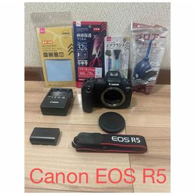 キヤノン(Canon)の付属品付き ミラーレス一眼カメラCanon EOS R5 ボディー EOS R5(ミラーレス一眼)