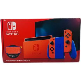 ニンテンドースイッチ(Nintendo Switch)のNintendo 任天堂 Switch マリオレッド×ブルー セット HAD-S-RAAAF ゲーム機本体 レッド×ブルー 動作確認済 【中古】 42603K226(家庭用ゲーム機本体)