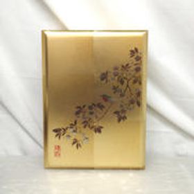 花見鳥 手許箱 A107-002 箔一