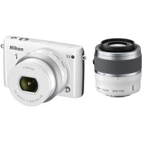 Nikon S2 ダブルズームキット ホワイト 良品 動作確認済み 1ヶ月保証付 小型軽量 ミラーレス