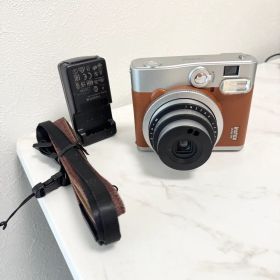 【廃盤品】FUJIFILM instax mini 90 本体 ブラウン
