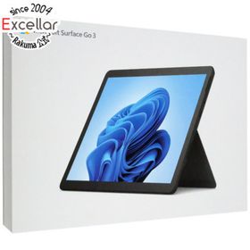 マイクロソフト(Microsoft)のマイクロソフト Surface Go 3 8VA-00030 マットブラック 訳あり 元箱あり(ノートPC)