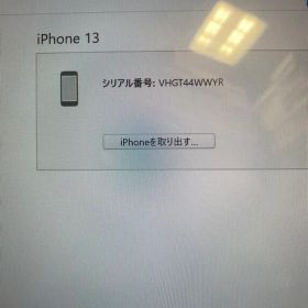 iPhone 13 グリーン リカバリーモード