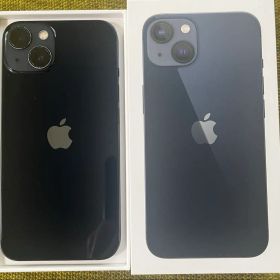 Apple iPhone 13 ブラック128GB 本体 美品 iFace付き